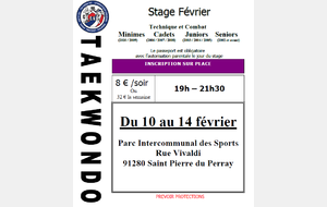 Stage vacance février / St Pierre